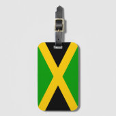 Étiquette À Bagage Drapeau de la Jamaïque (Devant Vertical)