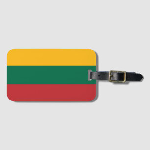 Étiquette À Bagage Drapeau de la Lituanie