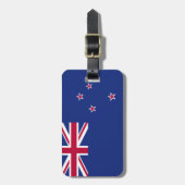 Étiquette À Bagage Drapeau de la Nouvelle Zélande (Devant Vertical)
