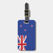 Étiquette À Bagage Drapeau de la Nouvelle Zélande (Devant Vertical)