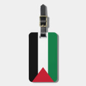 Étiquette À Bagage Drapeau de la Palestine (Devant Vertical)