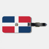 Étiquette À Bagage Drapeau de la République Dominicaine (Dos horizontal)