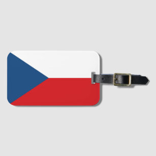 Étiquette À Bagage Drapeau de la République tchèque