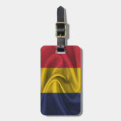 Étiquette À Bagage Drapeau de la Roumanie (Devant Vertical)