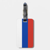 Étiquette À Bagage Drapeau de la Russie (Dos Vertical)