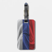 Étiquette À Bagage Drapeau de la Russie (Dos Vertical)