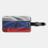 Étiquette À Bagage Drapeau de la Russie (Dos horizontal)