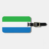 Étiquette À Bagage Drapeau de la Sierra Leone (Devant horizontal)