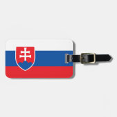 Étiquette À Bagage Drapeau de la Slovaquie (Devant horizontal)