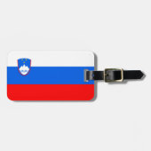 Étiquette À Bagage Drapeau de la Slovénie (Devant horizontal)