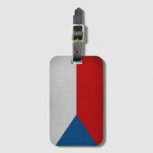 Étiquette À Bagage Drapeau de la Tchéquie (Devant Vertical)