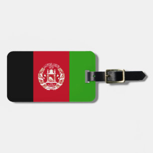 Étiquette À Bagage Drapeau de l'Afghanistan