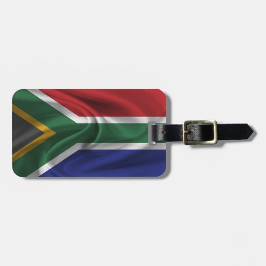 Étiquette À Bagage Drapeau De L'Afrique Du Sud (Devant horizontal)