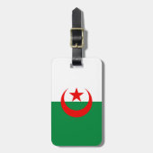 Étiquette À Bagage Drapeau de l'Algérie Easy ID (Devant Vertical)