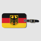 Étiquette À Bagage Drapeau de l'Allemagne (Devant Horizontal)