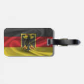 Étiquette À Bagage Drapeau De L'Allemagne (Dos horizontal)