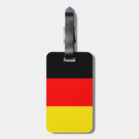 Étiquette À Bagage Drapeau de l'Allemagne (Dos Vertical)