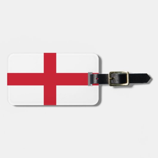 Étiquette À Bagage Drapeau de l'Angleterre (Devant horizontal)