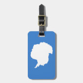 Étiquette À Bagage Drapeau de l'Antarctique (Devant Vertical)