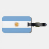 Étiquette À Bagage Drapeau de l'Argentine (Dos horizontal)