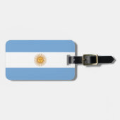 Étiquette À Bagage Drapeau de l'Argentine (Devant horizontal)