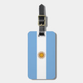 Étiquette À Bagage Drapeau de l'Argentine (Devant Vertical)