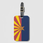 Étiquette À Bagage Drapeau de l'Arizona (Devant Vertical)