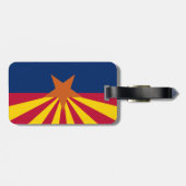 Étiquette À Bagage Drapeau de l'Arizona (Dos horizontal)
