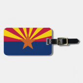Étiquette À Bagage Drapeau de l'Arizona (Devant horizontal)
