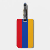 Étiquette À Bagage Drapeau de l'Arménie (Dos Vertical)