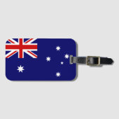 Étiquette À Bagage Drapeau de l'Australie (Devant Horizontal)