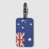 Étiquette À Bagage Drapeau de l'Australie (Devant Vertical)