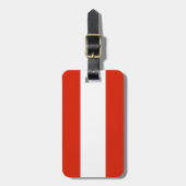 Étiquette À Bagage Drapeau de l'Autriche Easy ID (Devant Vertical)