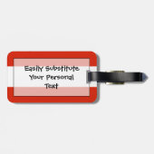 Étiquette À Bagage Drapeau de l'Autriche Easy ID (Dos horizontal)