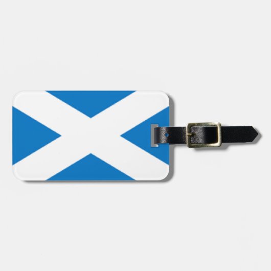 Étiquette À Bagage Drapeau de l'Ecosse (Devant horizontal)
