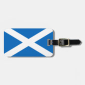 Étiquette À Bagage Drapeau de l'Ecosse - Bratach na h-Alba (Devant horizontal)