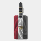 Étiquette À Bagage Drapeau De L'Égypte (Devant Vertical)