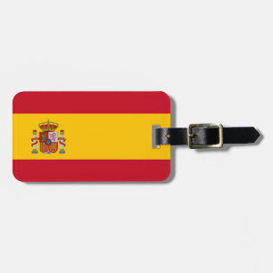 Étiquette À Bagage Drapeau de l'Espagne