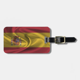 Étiquette À Bagage Drapeau De L'Espagne