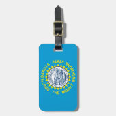 Étiquette À Bagage Drapeau de l'État du Dakota du Sud (Devant Vertical)