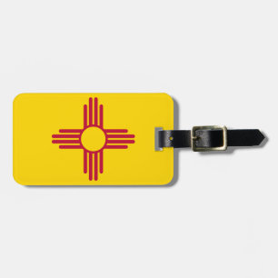 Étiquette À Bagage Drapeau de l'État du Nouveau-Mexique