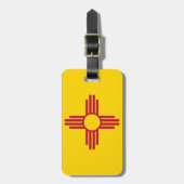 Étiquette À Bagage Drapeau de l'État du Nouveau-Mexique (Devant Vertical)