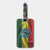 Étiquette À Bagage Drapeau De L'Éthiopie (Dos Vertical)
