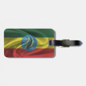 Étiquette À Bagage Drapeau De L'Éthiopie (Dos horizontal)
