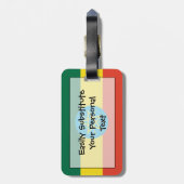 Étiquette À Bagage Drapeau de l'Ethiopie Easy ID Personal (Dos Vertical)