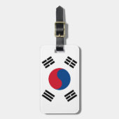 Étiquette À Bagage Drapeau de l'identification facile de la Corée du (Devant Vertical)