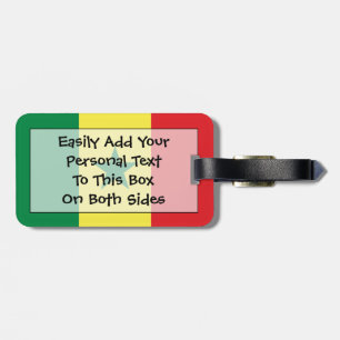 Étiquette À Bagage Drapeau de l'identification facile du Sénégal