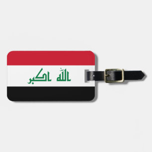 Étiquette À Bagage Drapeau de l'Irak