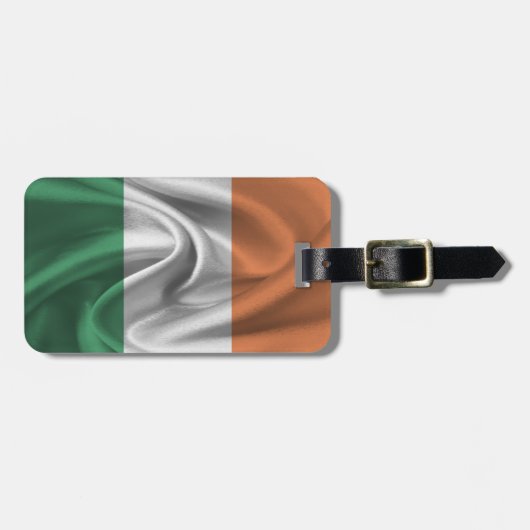 Étiquette À Bagage Drapeau De L'Irlande (Devant horizontal)