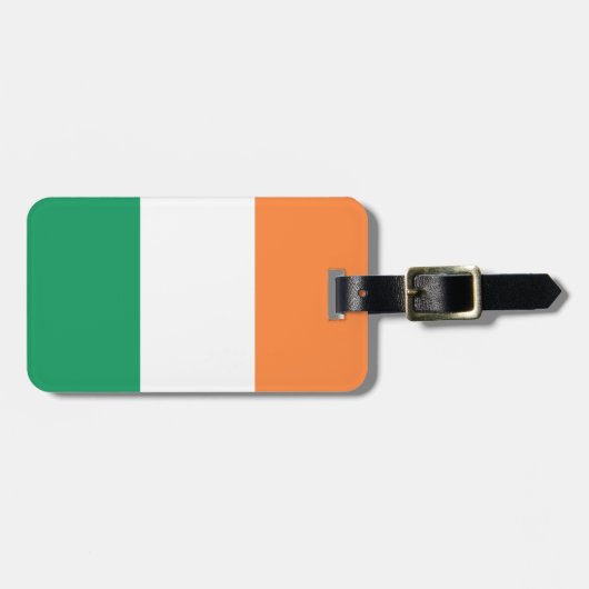 Étiquette À Bagage Drapeau de l'Irlande (Devant horizontal)